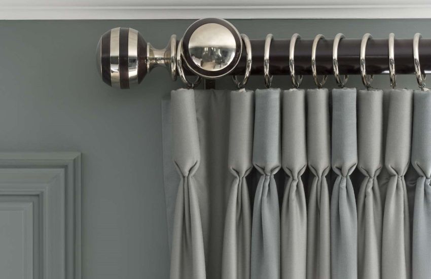 Pass Curtain Onto The Rod & Add In Finials