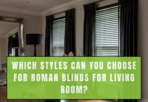Which Styles Can You Choose For Roman Blinds For Living Room?