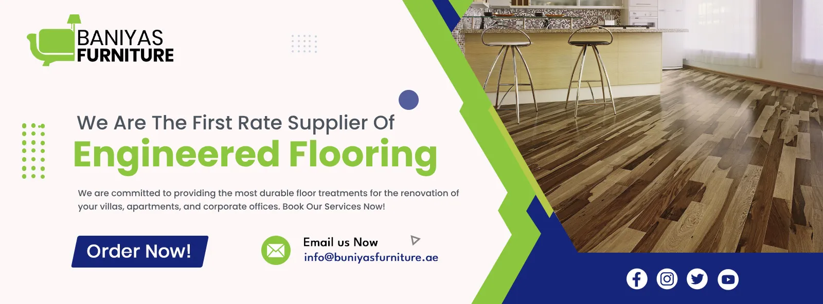 Engineered Wood Flooring Sale Banner