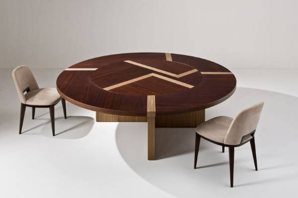 Modern custom-made dining table with Custom Chairs