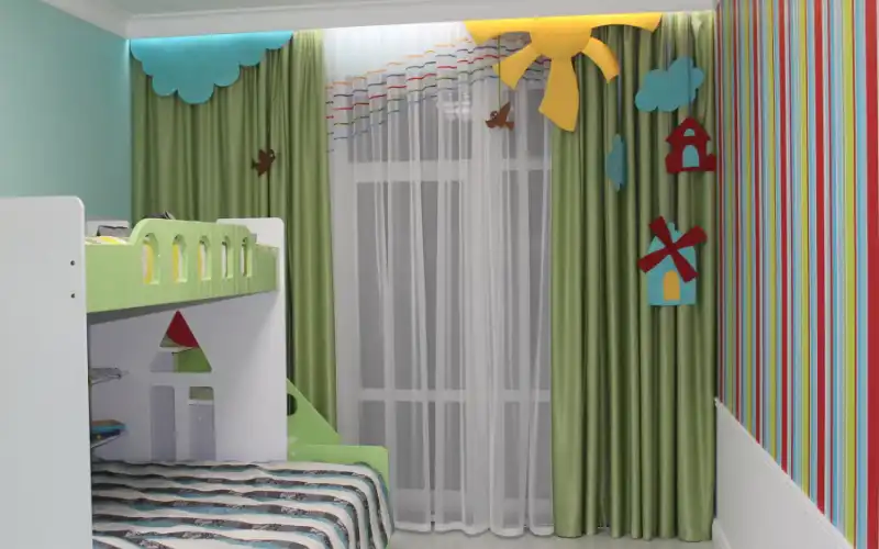 Blackout curtains for a dark and quiet nursery