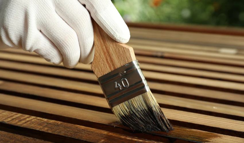 Stain The Furniture Piece