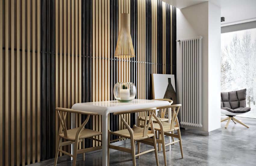 Wooden Wall Strips on a Single Side