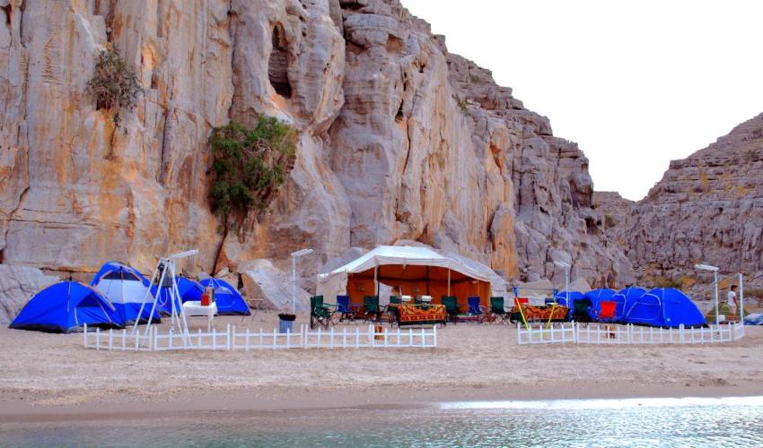 Beach Camping in Dubai