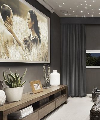 media room curtains