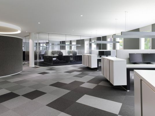 Stylish carpet perfect for professional office settings