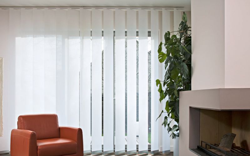Motorized vertical blinds