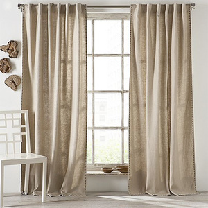 Motorized Linen Curtains