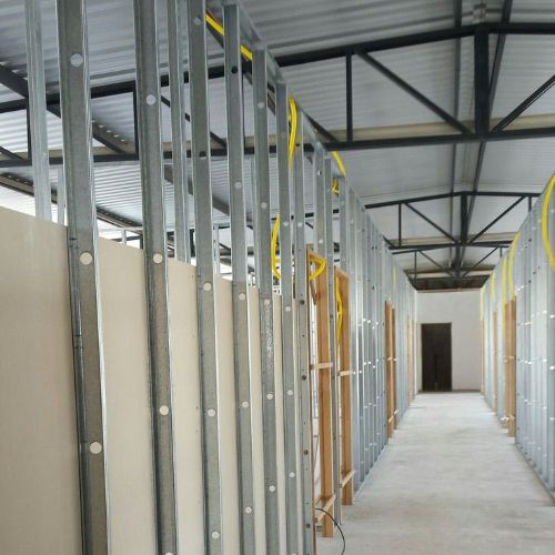Customizable gypsum partition designs for any layout