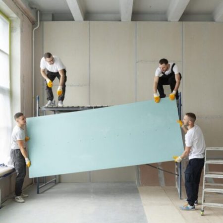Gypsum Partition Wall Installation