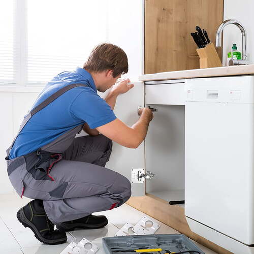 A Man Assembling Furniture